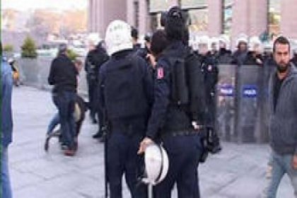 Büyükçekmece adliyesinde MHP'lilere polis müdahalesi