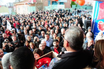CHP İstanbul İl Başkanı Karayalçın, seçim startını Ümraniye’den verdi