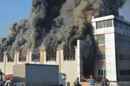 Çorlu kimyasal fabrikasında büyük yangın