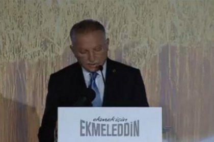 Ekmeleddin İhsanoğlu seçim bildirgesini açıkladı