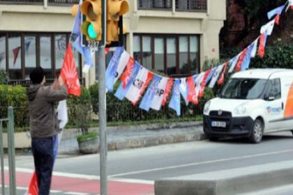 Gaziantep'te seçim afişi ve bayrak kullanılmayacak