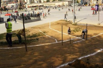 Gezi'de yapılan çimlendirme mi yürüyüş parkuru mu?