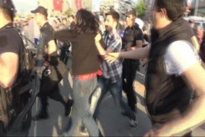 İstanbul'da yapılan Soma eylemlerine sert müdahale