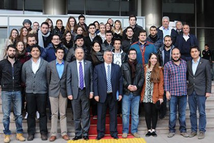 İzmir Ekonomi Üniversitesi Platformu'ndan Adnan Keskin'e ziyaret