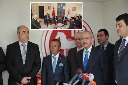 Kılıçdaroğlu, DP Genel Merkezini ziyaret etti