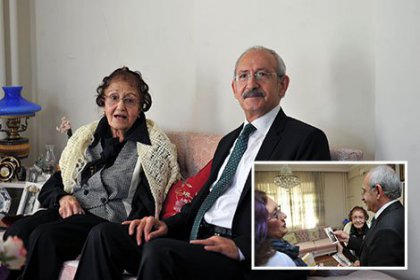 Kılıçdaroğlu Türkan Ulusan’ı ziyaret etti