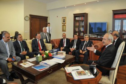 Kılıçdaroğlu'na Hatay Belediye başkanlarından ziyaret