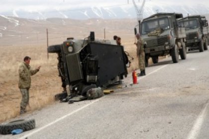 Mardin'de Askeri Araç Devrildi: 1 Asker öldü