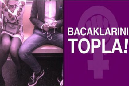 Sosyal medyada 'bacaklarını topla' kampanyası!