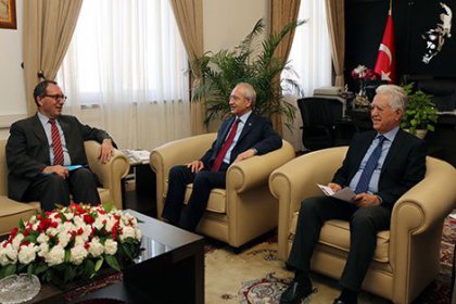 Stefano Manservisi Kılıçdaroğlu’nu ziyaret etti