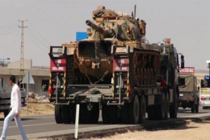 Suriye sınırına tank sevkiyatı yapıldı