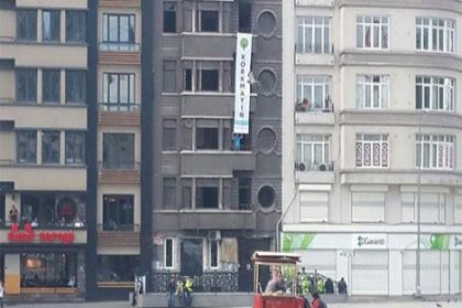 Taksim'de 'Korkmayın' müdahalesi