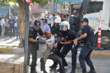 Van'da İşçilere polis müdahelesi