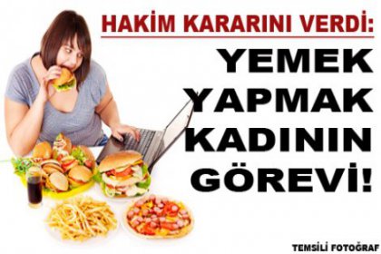 Yemek yapmayan kadın yandı!