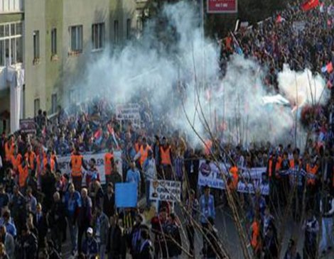 3 bin Trabzonlu İstanbul'da yürüdü, olay çıktı