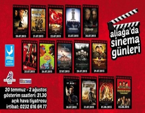Aliağa'da ücretsiz sinema günleri