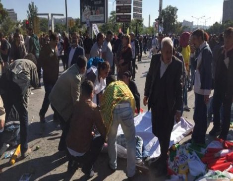 Ankara Tren Garı kavşağında patlama