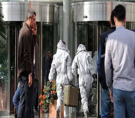 Ankara'daki elçilikte 'sarı toz' alarmı