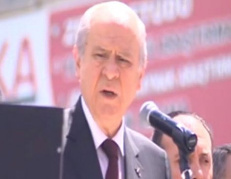 Bahçeli ilk mitingini Çankırı'da yaptı