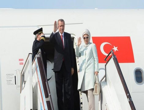 Erdoğan’ın uçağı sürpriz bir şekilde ABD’nin Houston kentine indi