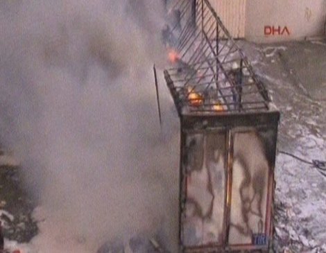 İkitelli Organize Sanayi Sitesi'nde yangın