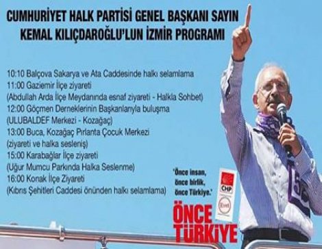 Kılıçdaroğlu, İzmir'de