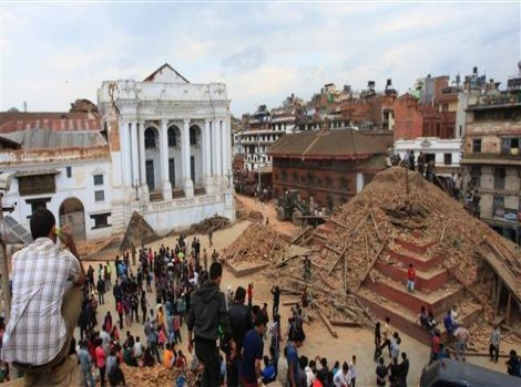 Nepal 7,8 deprem: Ölü sayısı bin 1.457'e yükseldi