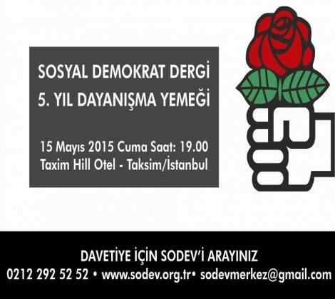 Sosyal Demokrat Dergi 5 yaşında