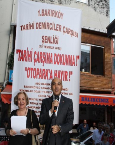 'Tarihi Demirciler Çarşısı'na dokunmayın'