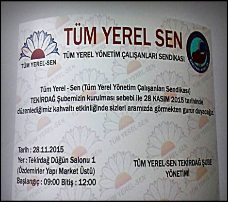 Tekirdağ’da Tüm Yerel Sen Buluşması