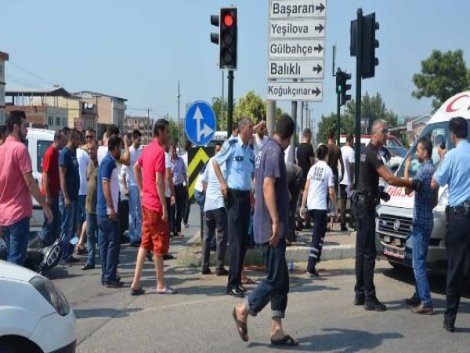 Trafik ışıklarında pompalı dehşet