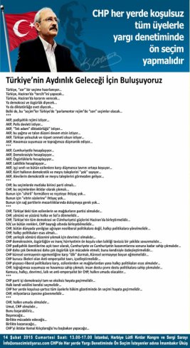 Türkiye’nin Aydınlık Geleceği İçin Buluşuyoruz