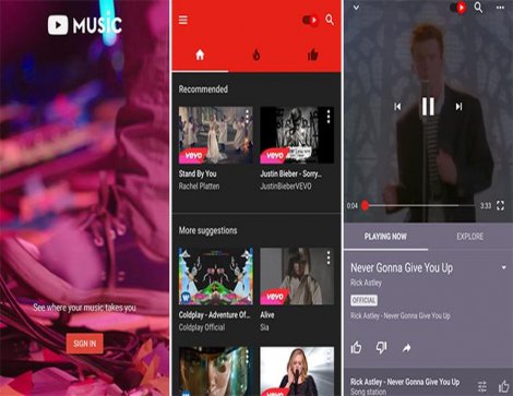 YouTube Music yayında