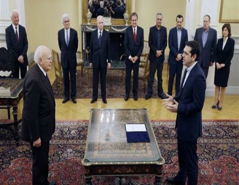 Yunanistan'ın yeni Başbakanı Çipras, Başpiskopos huzurunda yemin etmedi
