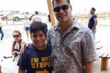 Ekvador liderine tişört şoku