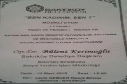 Başkan Kerimoğlu tiyatroda oynayacak