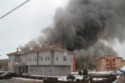 Çankırı Çerkeş'te Aytaç Gıda tesisinde yangın