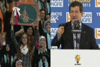 Davutoğlu CHP'nin 12 -0 yaptığı Tekirdağ'da konuştu