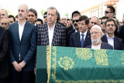 Erdoğan ve Davutoğlu, Ali Nar'ın cenaze törenine katıldı