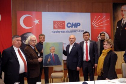 Kılıçdaroğlu, Denizli'de yerel sanatçılarla  bir araya geldi.