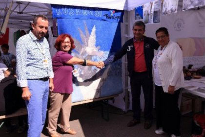 Kuşadalı sanatçılar kardeş şehir Sinaia'da Türkiye'yi temsil etti