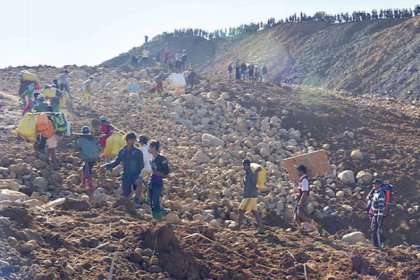 Myanmar'da toprak kayması!... 80 ölü, 100 kayıp!