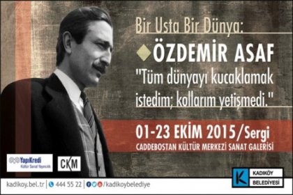 Özdemir Asaf Kadıköy'de anılıyor