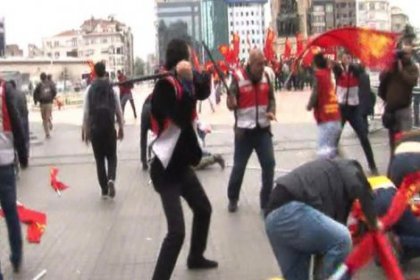 Taksim'e çıkan 3 KP'liye tutuklama