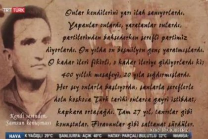 TRT ekranlarında Atatürk'e hakaret
