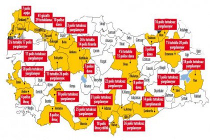 Türkiye dinlenmiş; Edirne'den Van'a dinleme haritası