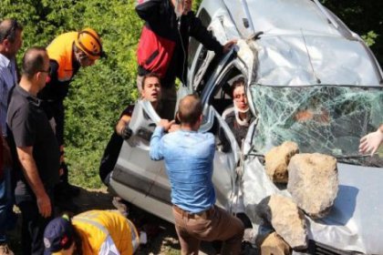 Zonguldak'ta uçurumun kenarında can pazarı