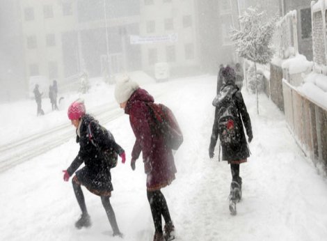 21 Ocak perşembe günü okulların tatil edildiği iller