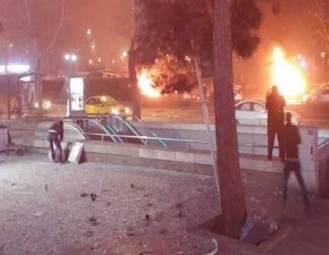 ABD Ankara’daki patlama için uyarmıştı, bombalı araç şüphesi var