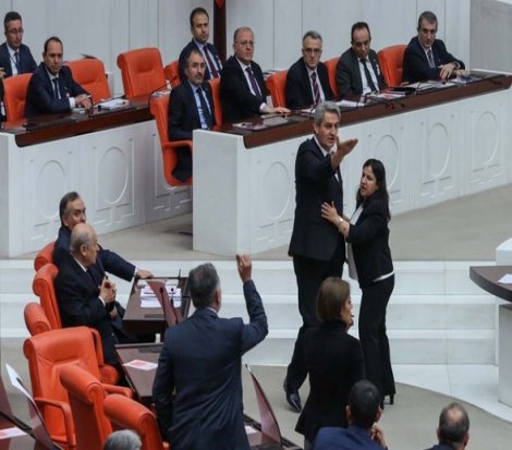 AKP ve HDP tartıştı MHP'liler Bahçeli'ye etten duvar ördü